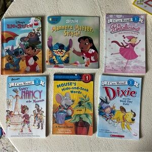 📚 Children’s Book Bundle (6) I Can Read + Lilo & Stitch | Early Reader Favorites